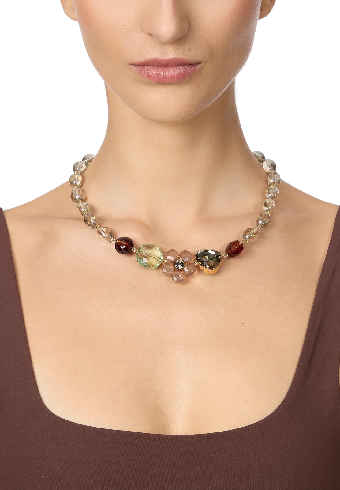 SODINI COLLANA CORTA FIORE REA