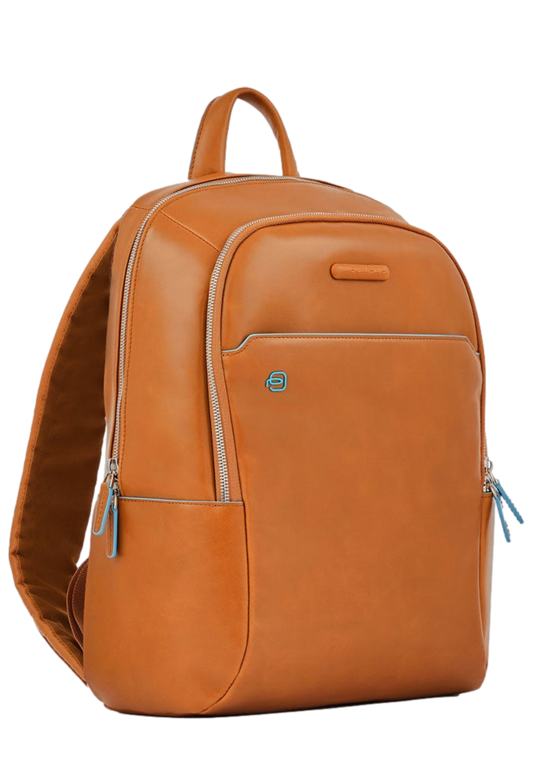 PIQUADRO ZAINO PICCOLO PC 14'' IN PELLE BLUE SQUARE