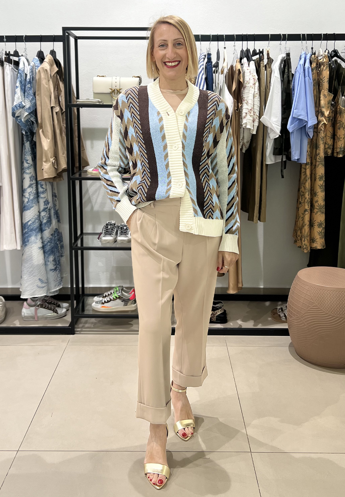 HAVEONE CARDIGAN JACQUARD