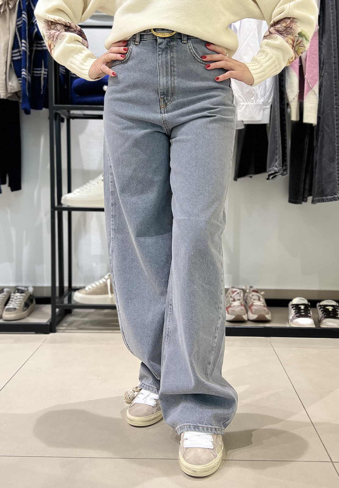TWINSET JEANS CON CINTURA