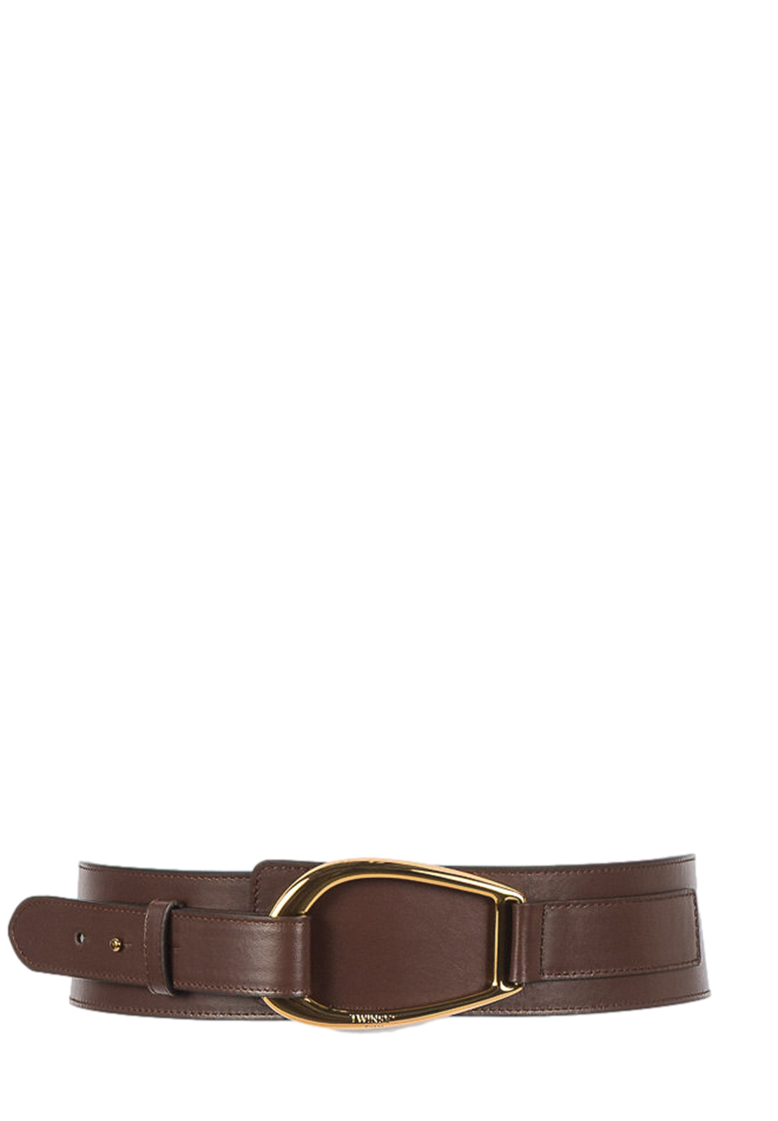 TWINSET CINTURA IN PELLE CON FIBBIA
