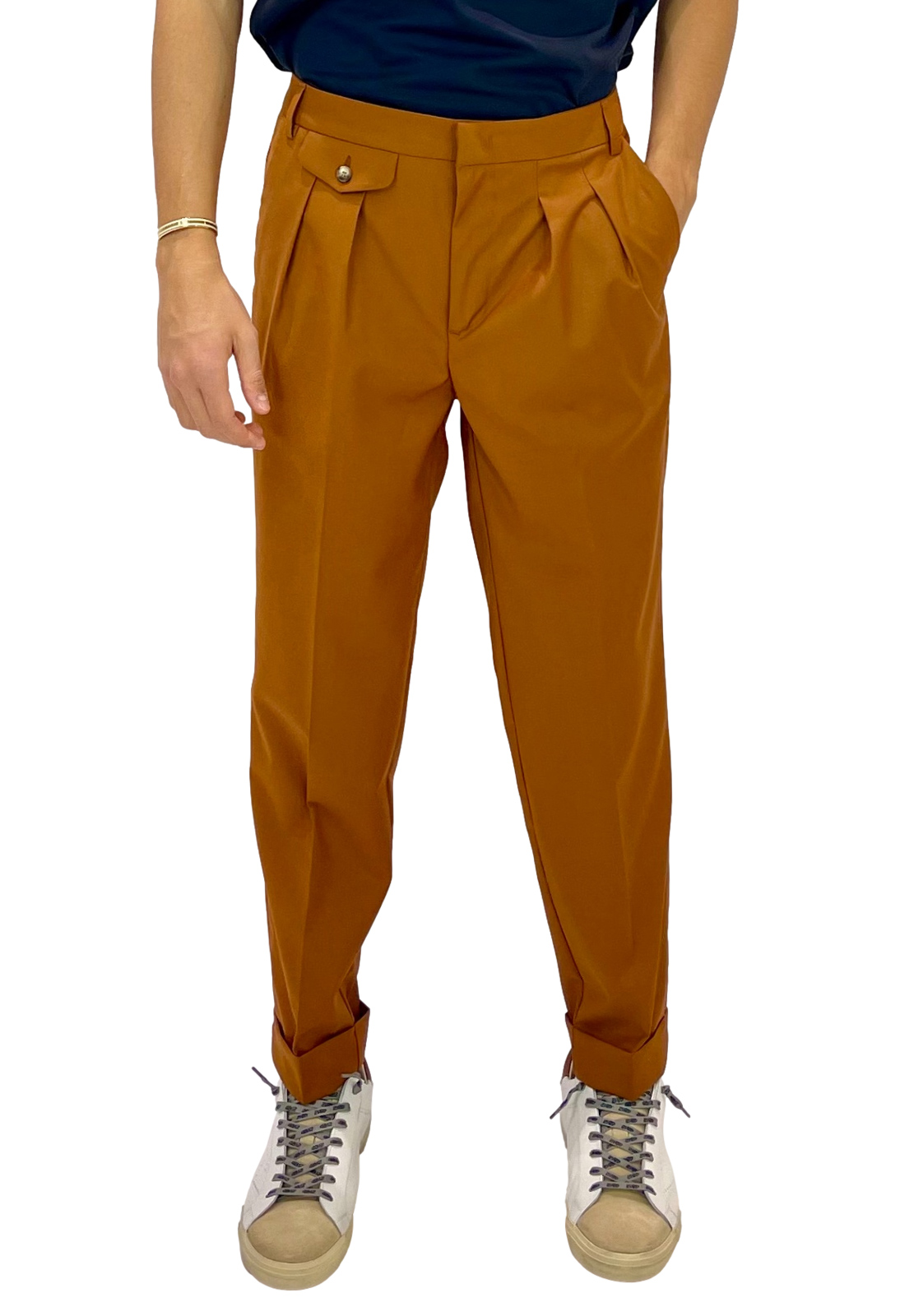 BONHEUR PANTALONI DOPPIA PENCES