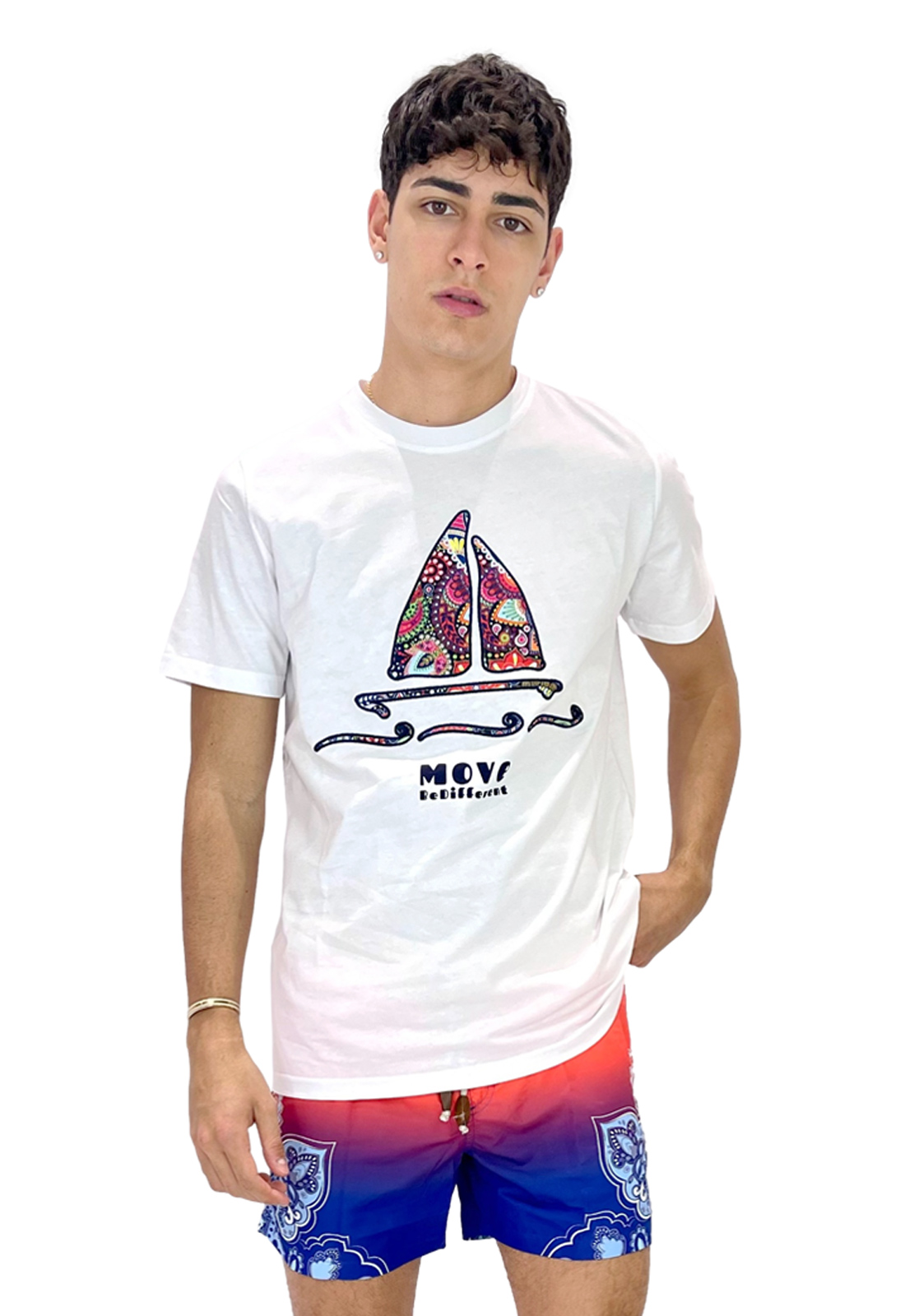 MOVE T SHIRT STAMPA VELA