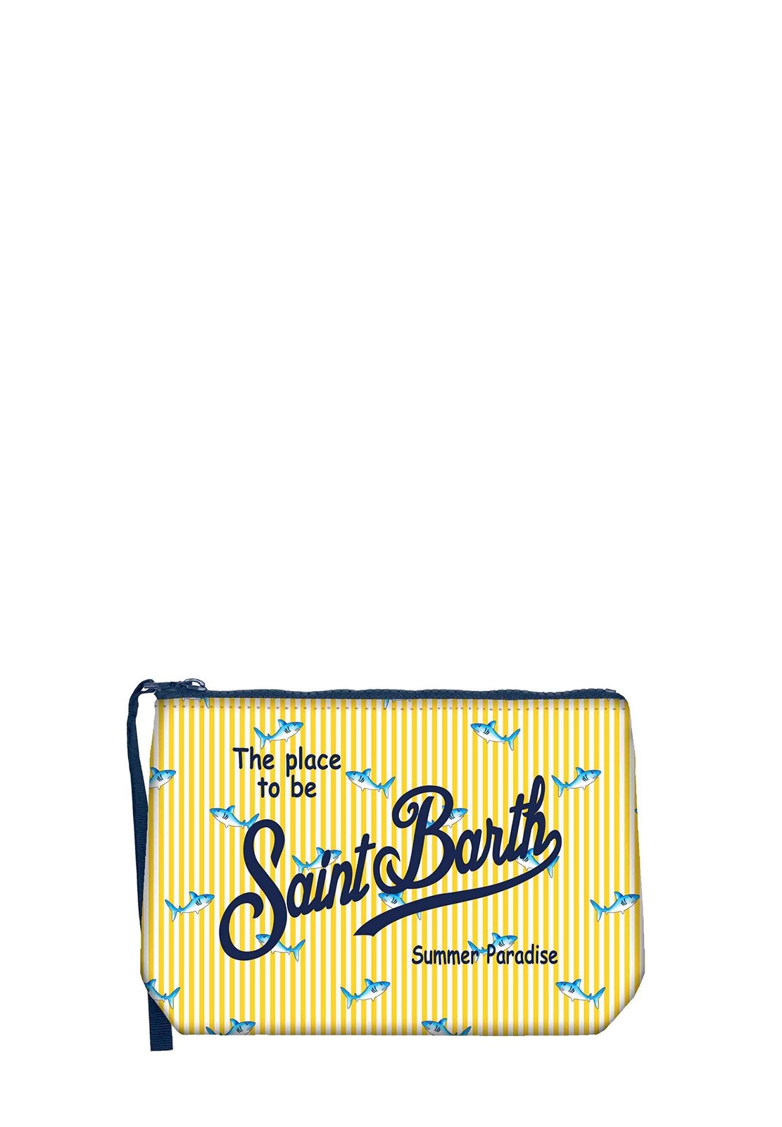 SAINT BARTH POCHETTE ALINE A RIGHE CON SQUALO