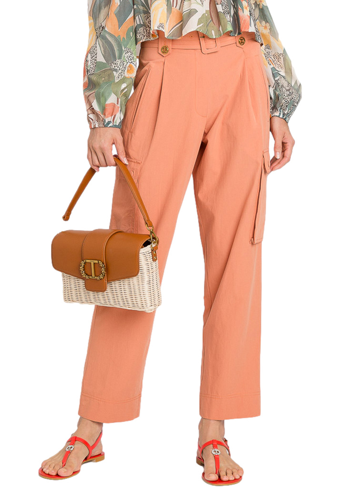 TWINSET PANTALONI CARGO