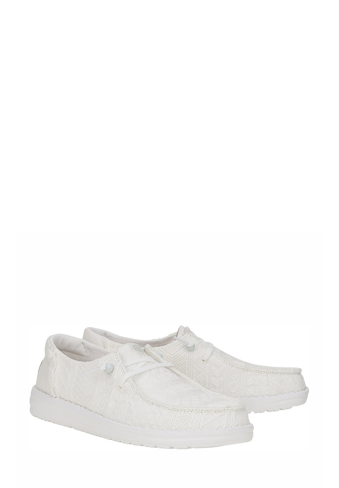 HEY DUDE SNEAKERS WENDY CROCHET LACE