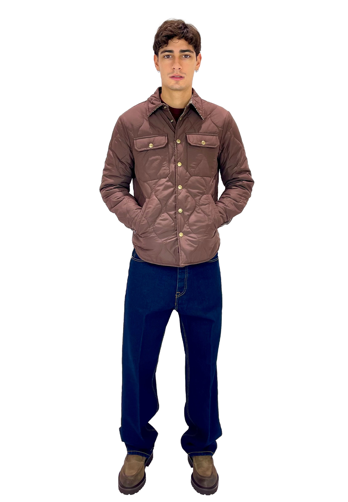 OVERIVER OVERSHIRT TRAPUNTATA REVERSIBILE WARRIORS