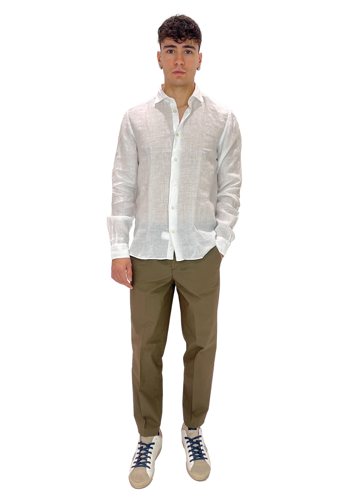 MASTRICAMICIAI CAMICIA 100% LINO