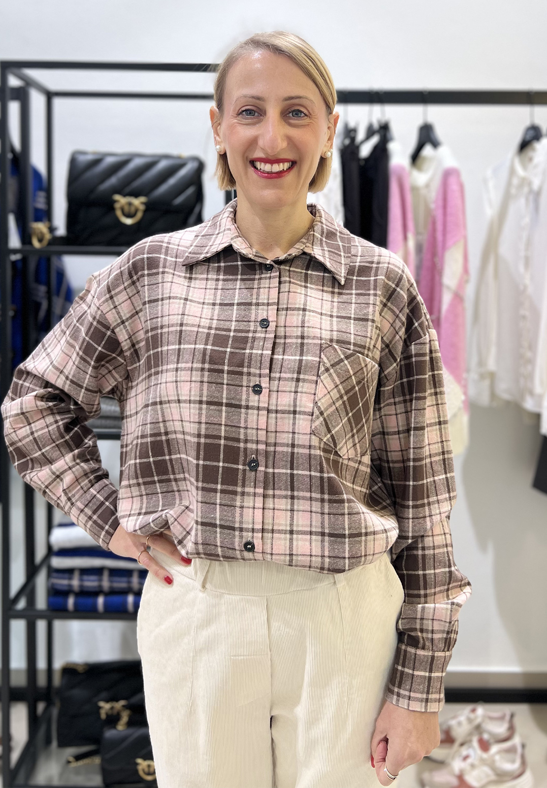 MOTEL CAMICIA STAMPA CHECK