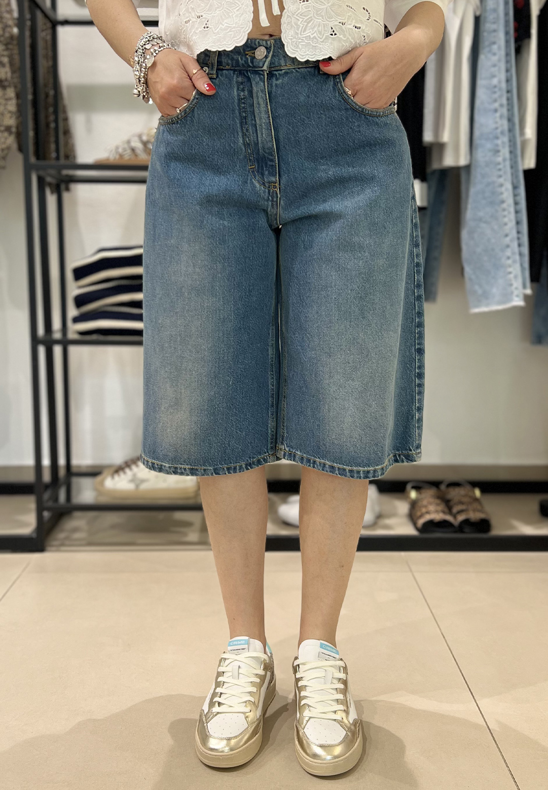 HAVEONE BERMUDA JEANS