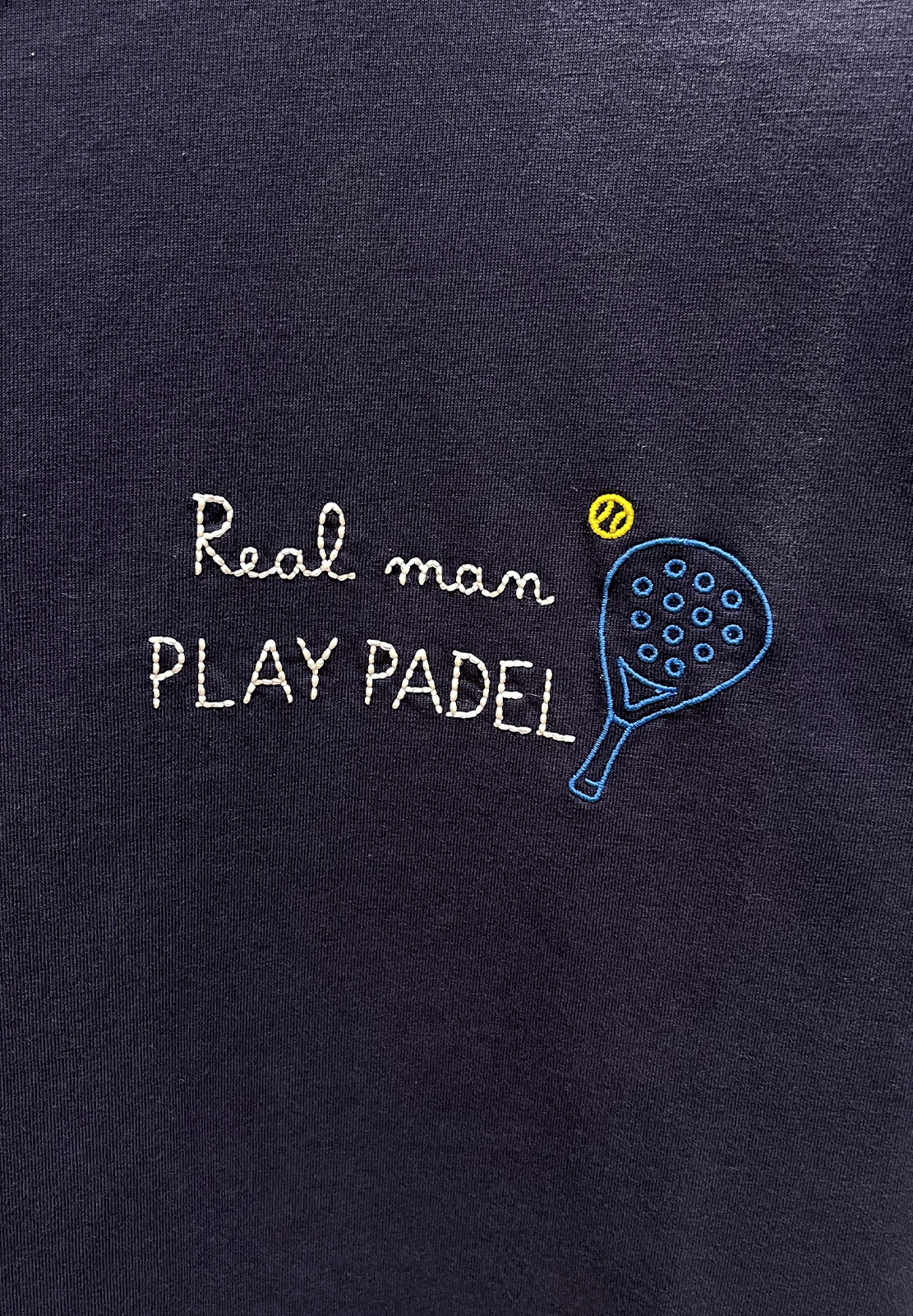SAINT BARTH T-SHIRT REAL MAN PLAY PADEL