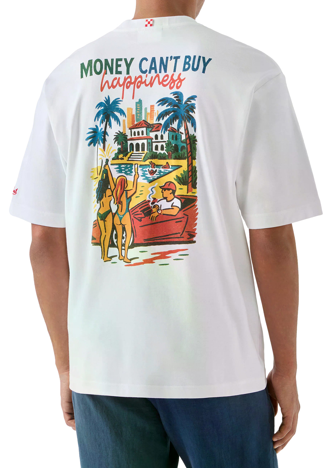 SAINT BARTH T-SHIRT MONKEY HAPPINESS