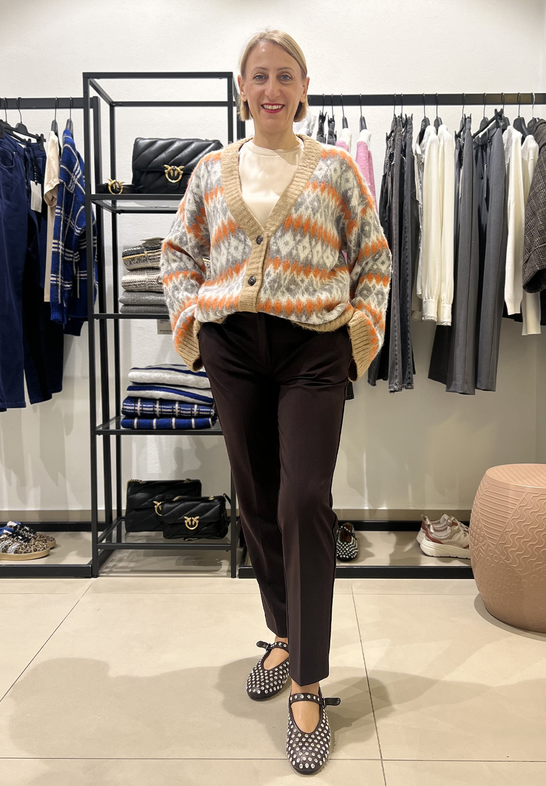 HAVEONE CARDIGAN JACQUARD