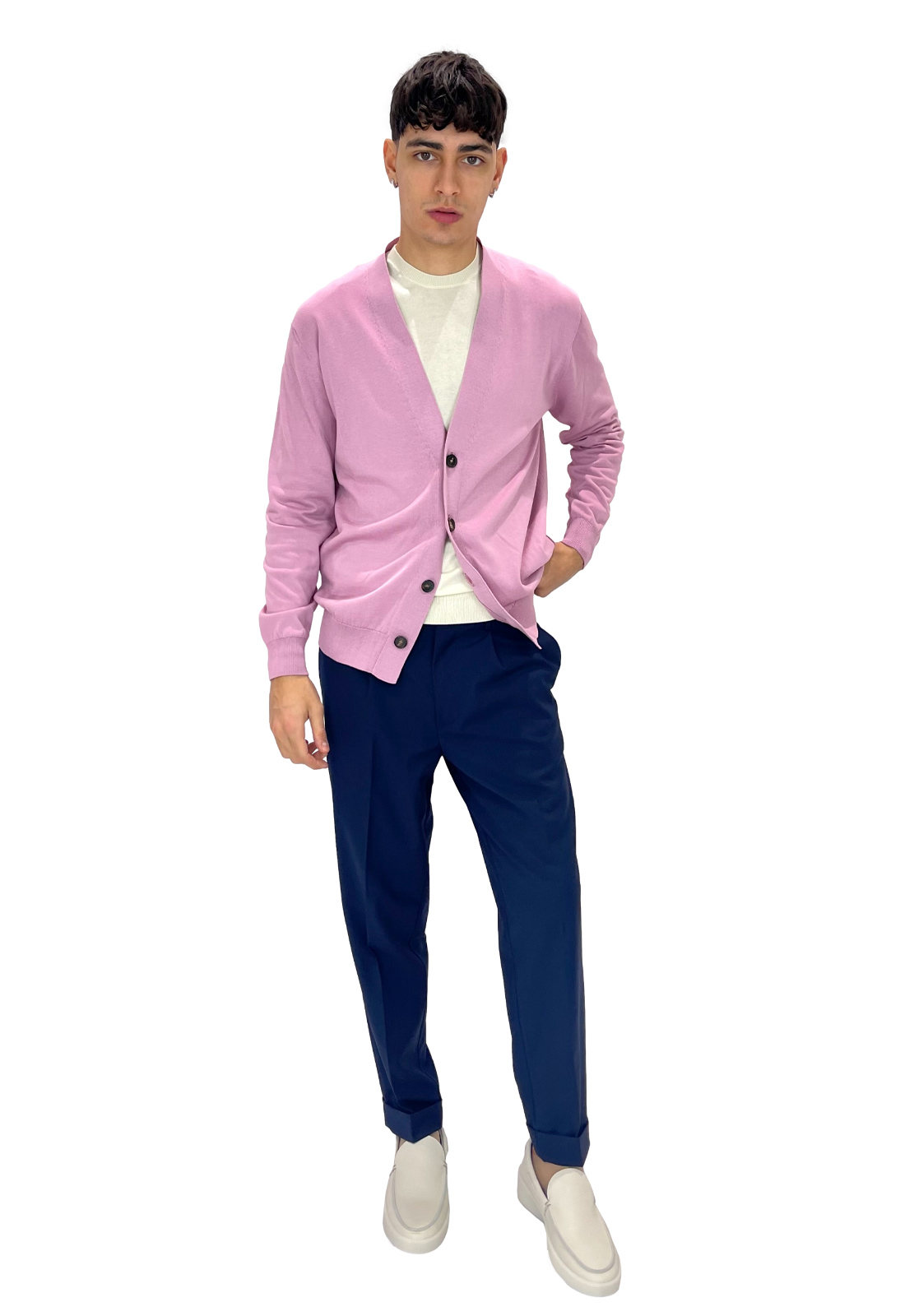 FILIPPO DE LAURENTIIS CARDIGAN BOTTONI