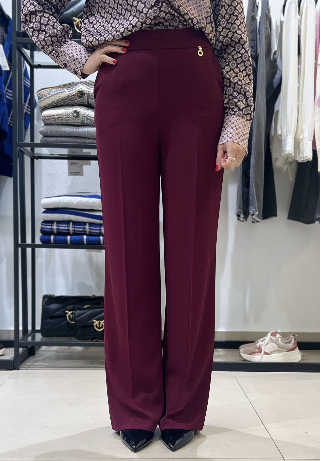 RELISH PANTALONE LALIS PALAZZO A VITA ALTA