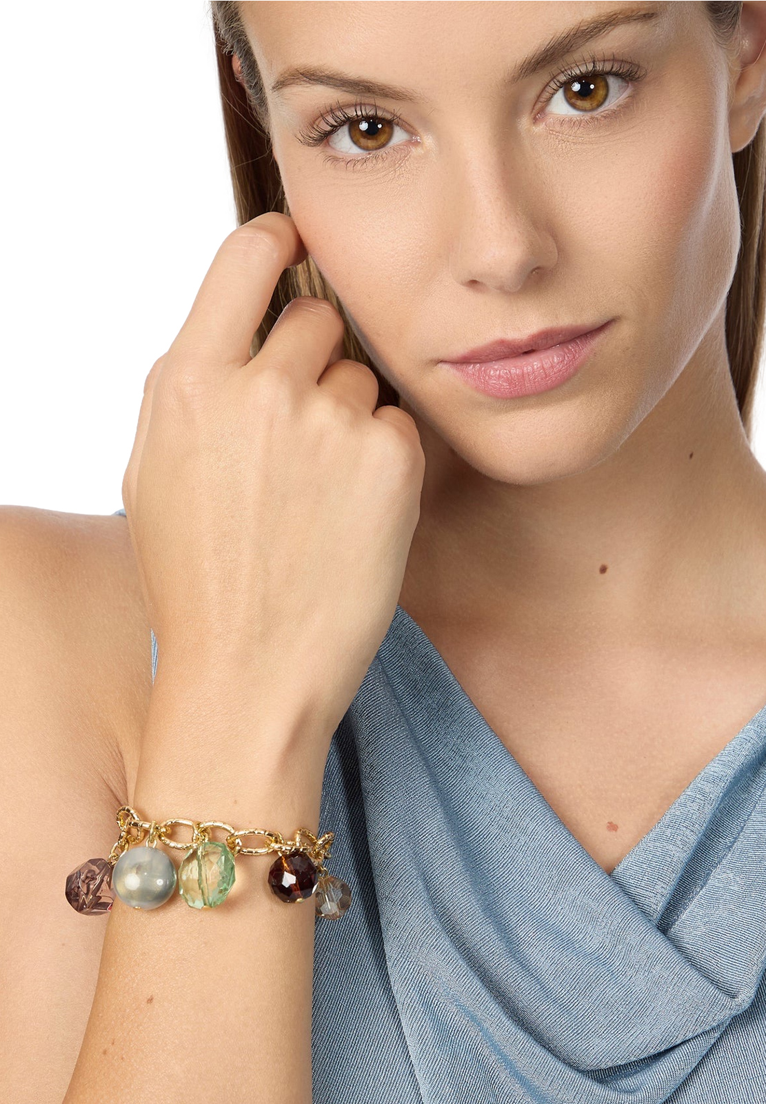 SODINI BRACCIALE CATENA PENDENTI REA