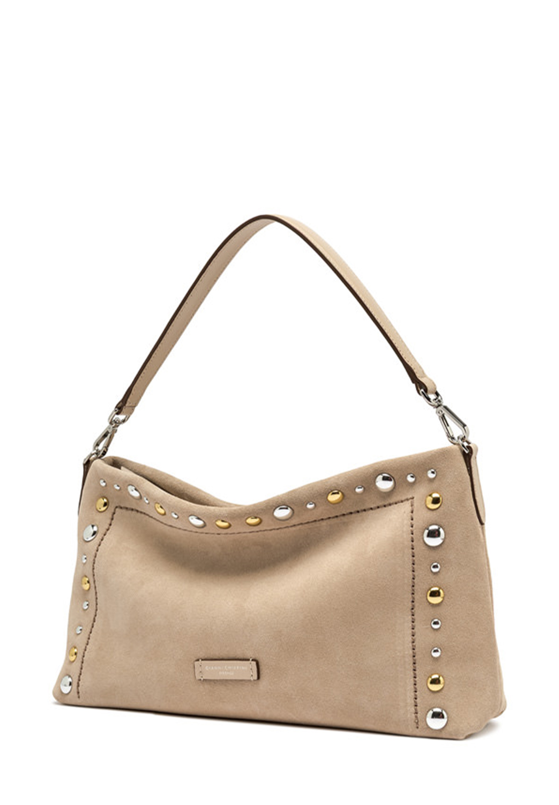 GIANNI CHIARINI BORSA IN CAMOSCIO CON BORCHIE ELISA