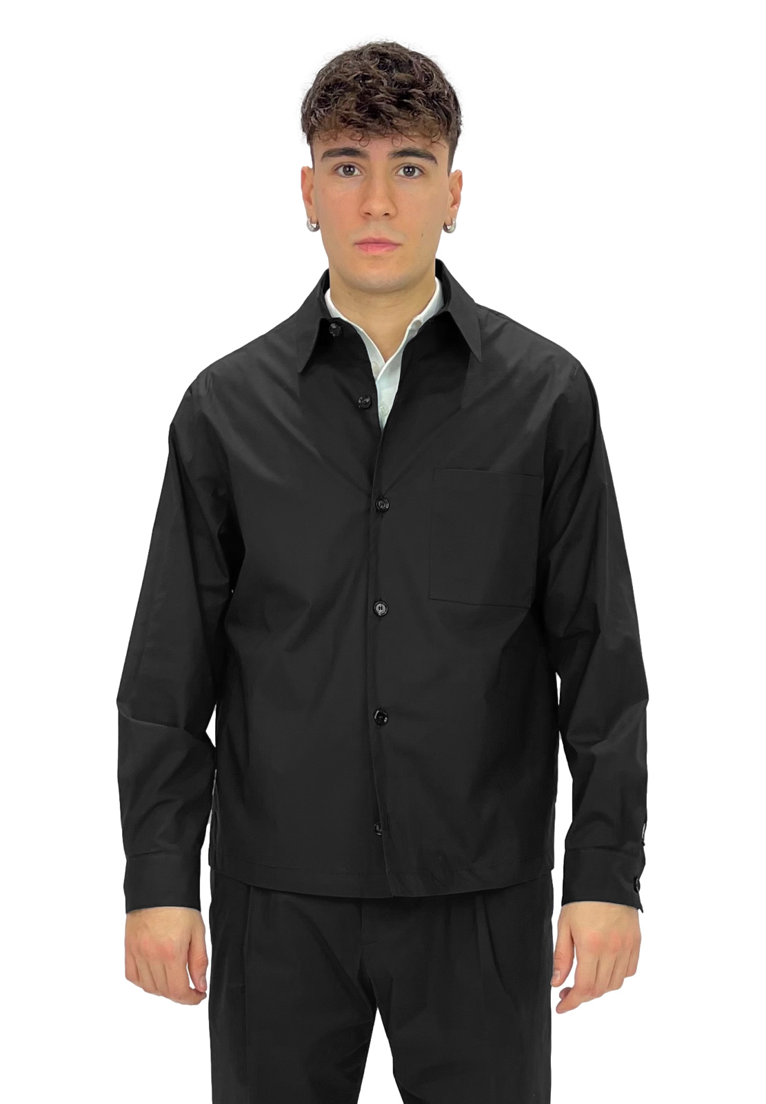 BE ABLE OVERSHIRT LEROY IN MISTO COTONE