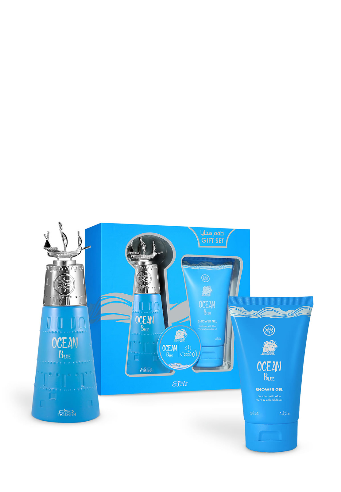 NABEEL COF. OCEAN BLUE EDP + SHOWER GEL