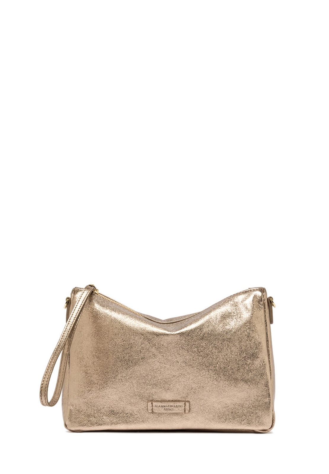 GIANNI CHIARINI POCHETTE METALLIZZATA NORA