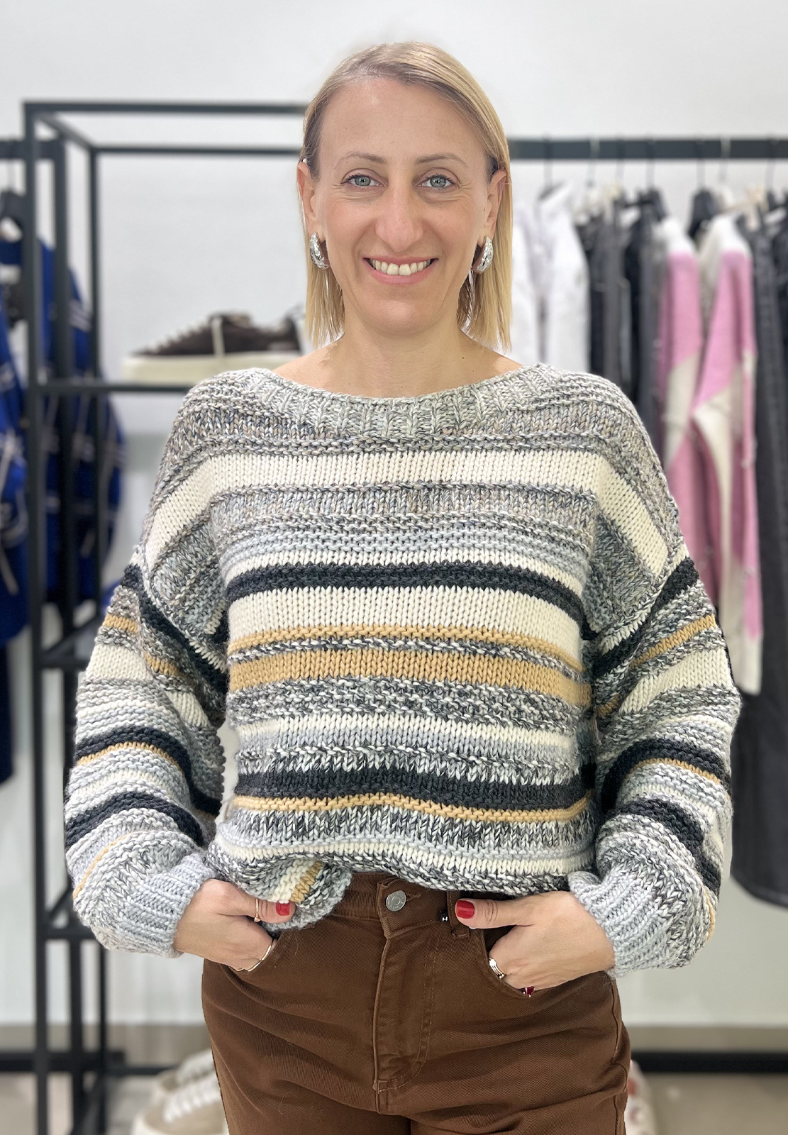 HAVEONE PULLOVER POLSO SBUFFO