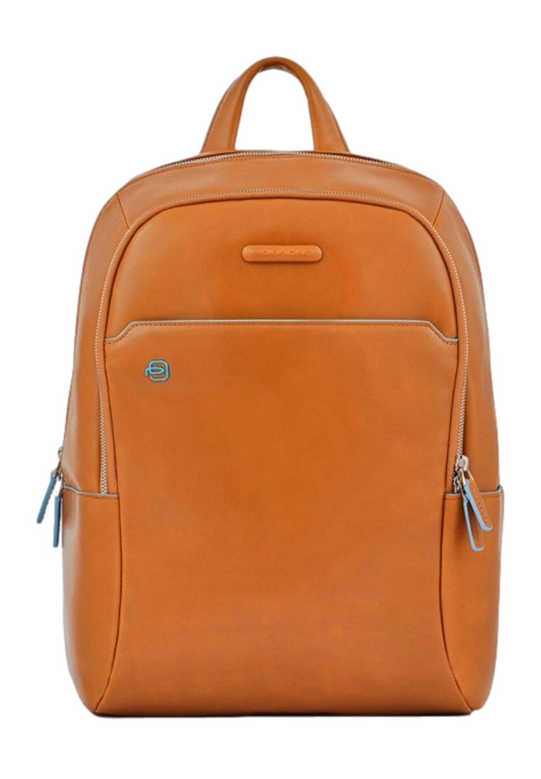 PIQUADRO ZAINO PICCOLO PC 14'' IN PELLE BLUE SQUARE
