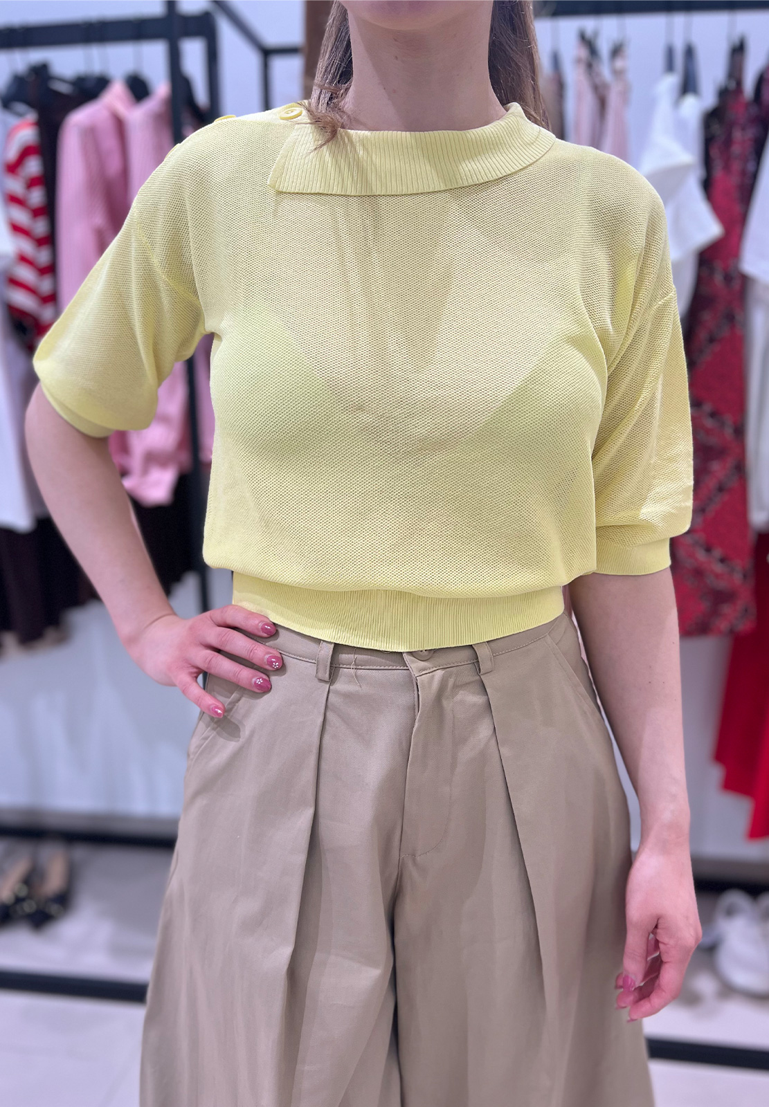 TWINSET ACTITUDE POLO CON BOTTONI