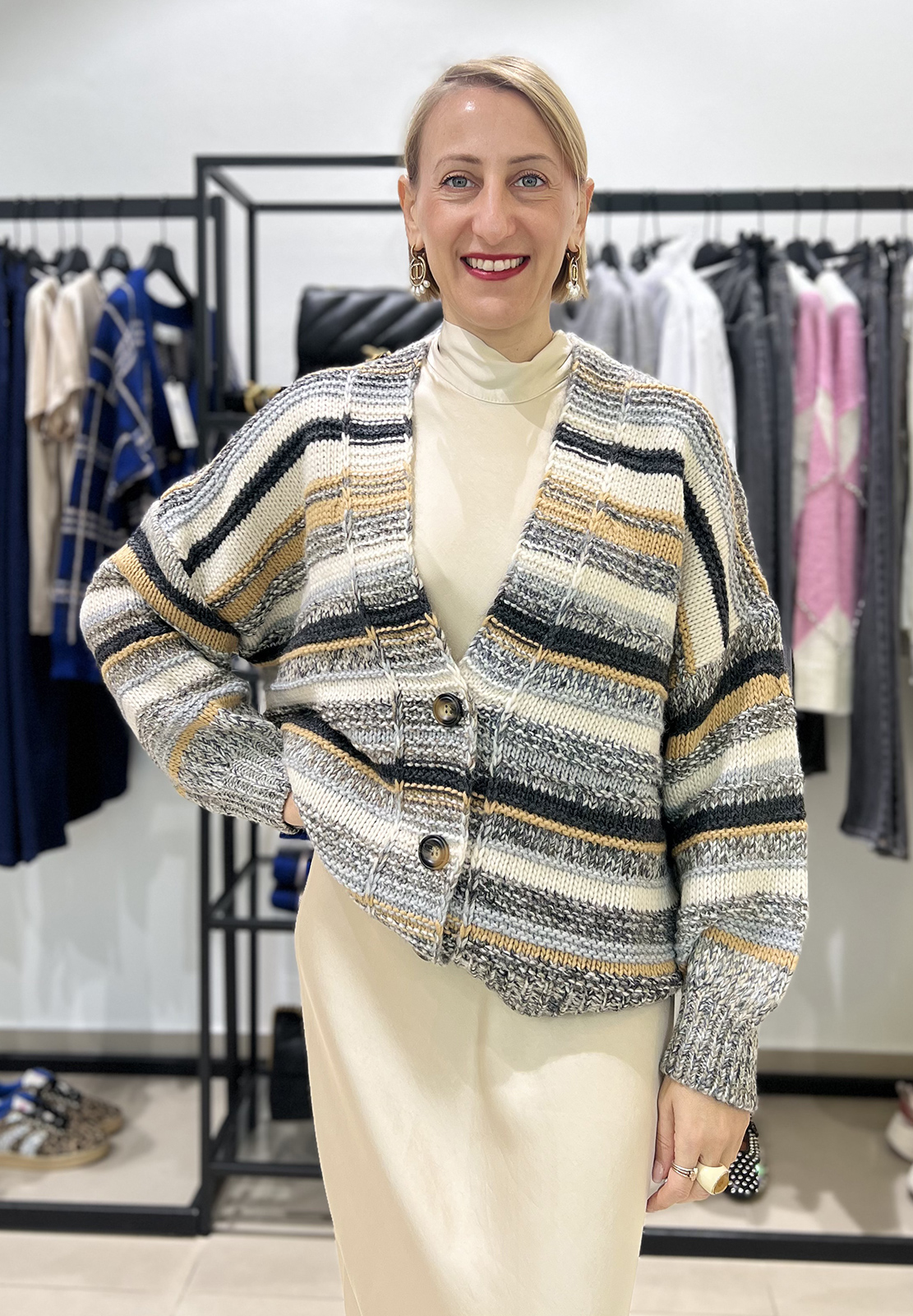 HAVEONE CARDIGAN RIGHE