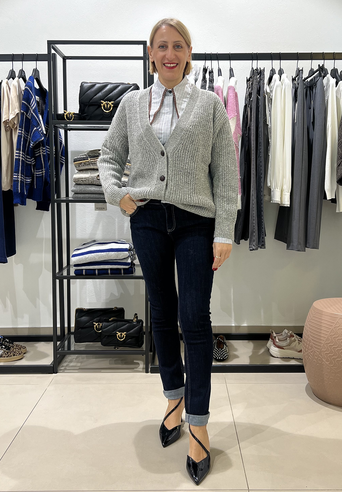 HAVEONE CARDIGAN CON BOTTONI