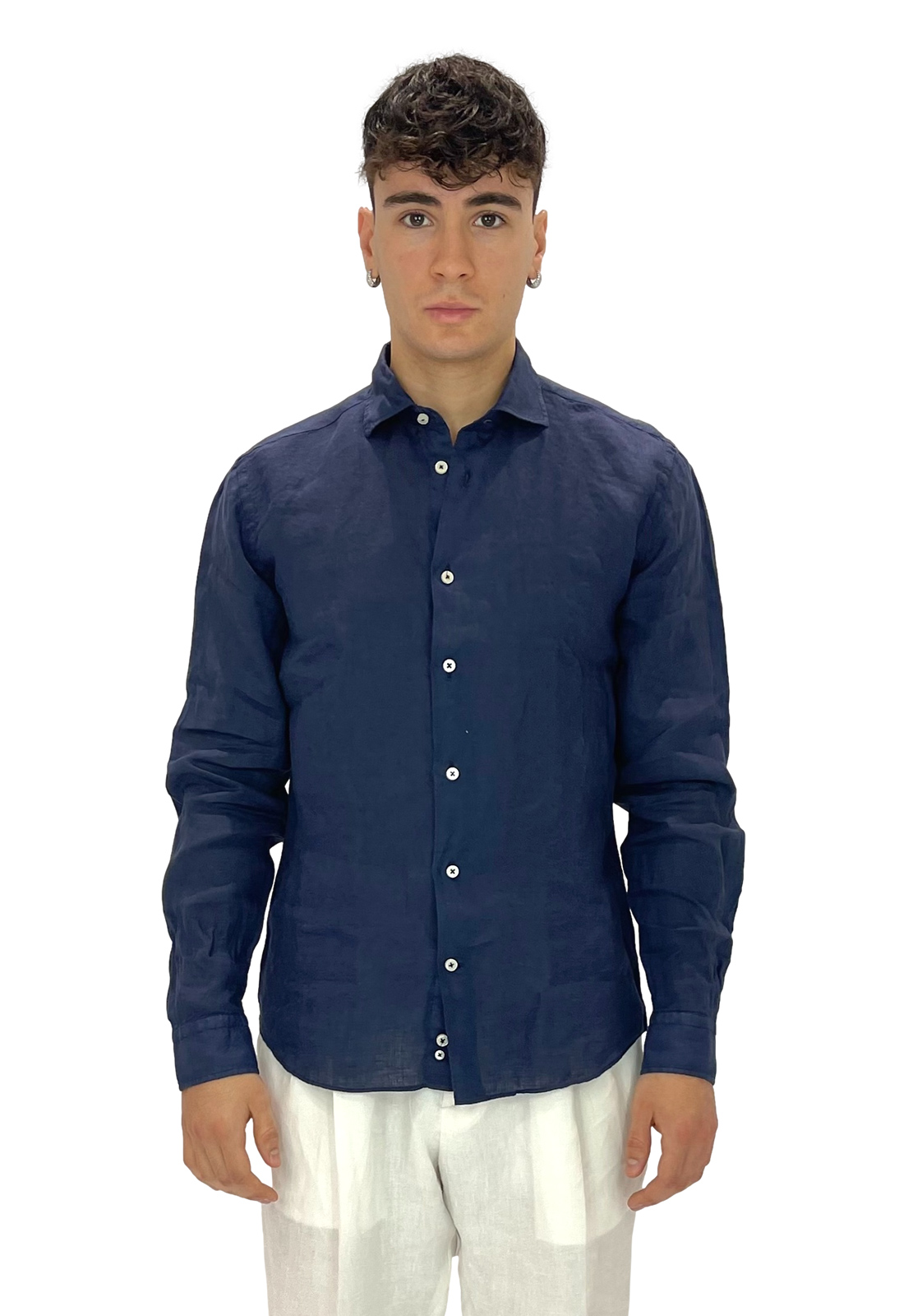 MASTRICAMICIAI CAMICIA 100% LINO