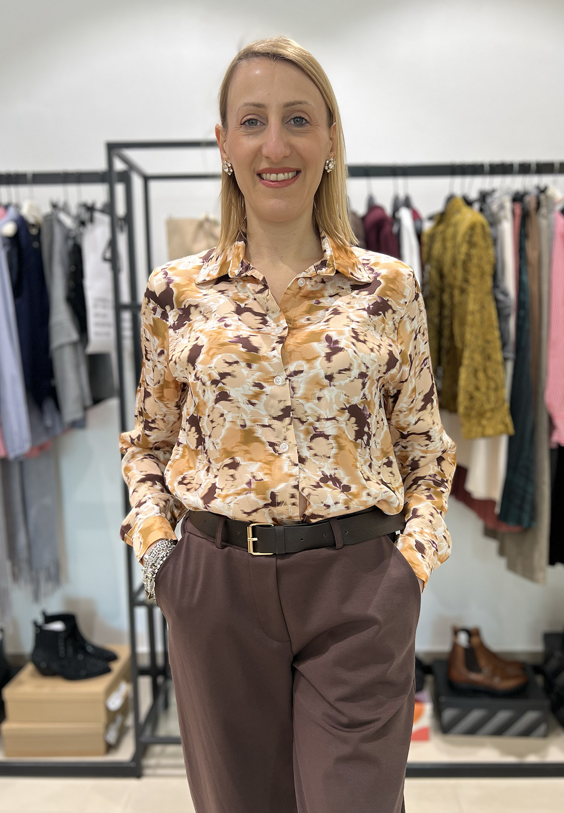 KIKISIX CAMICIA IN RASO