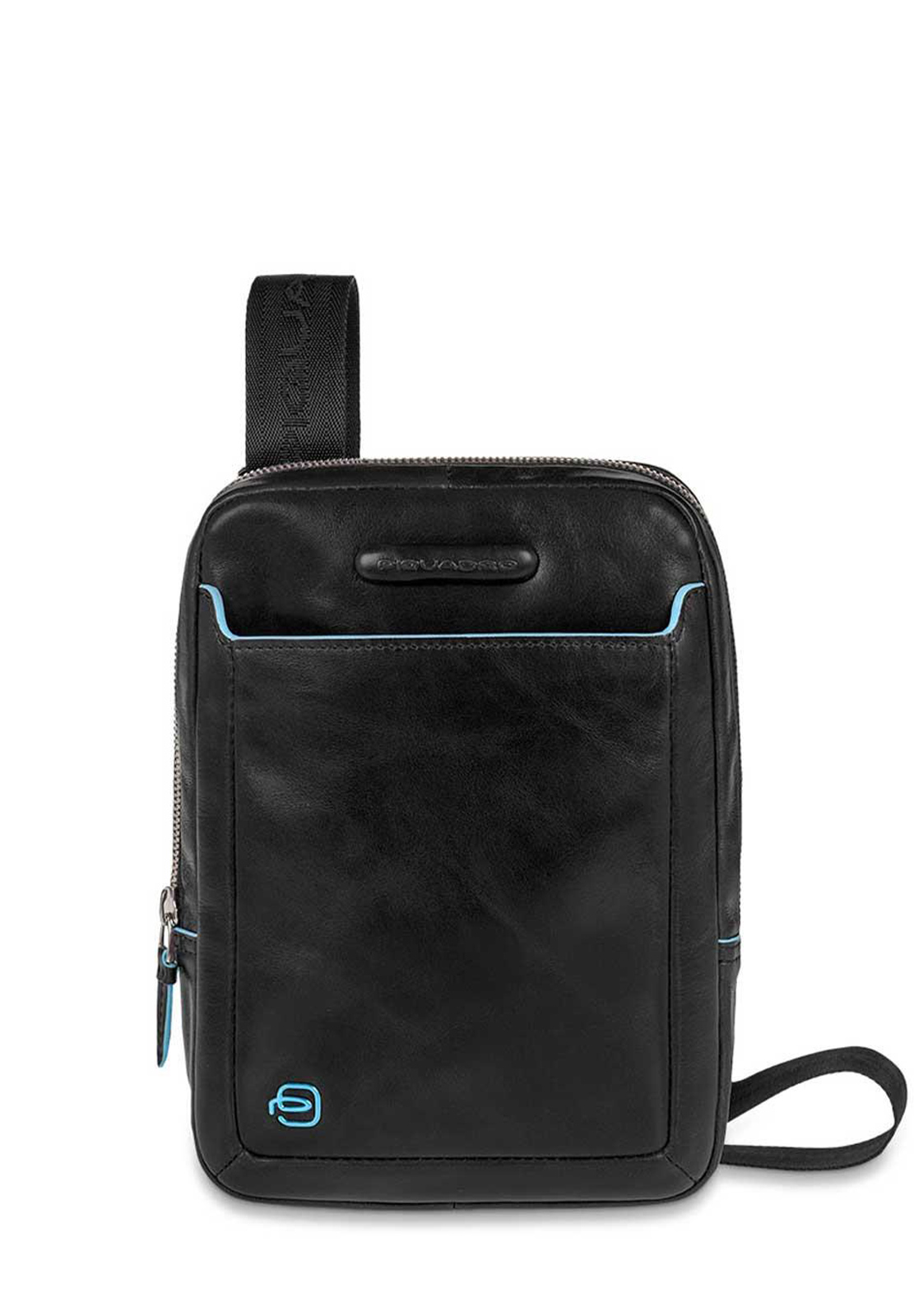 PIQUADRO BLUE SQUARE TRACOLLA PELLE