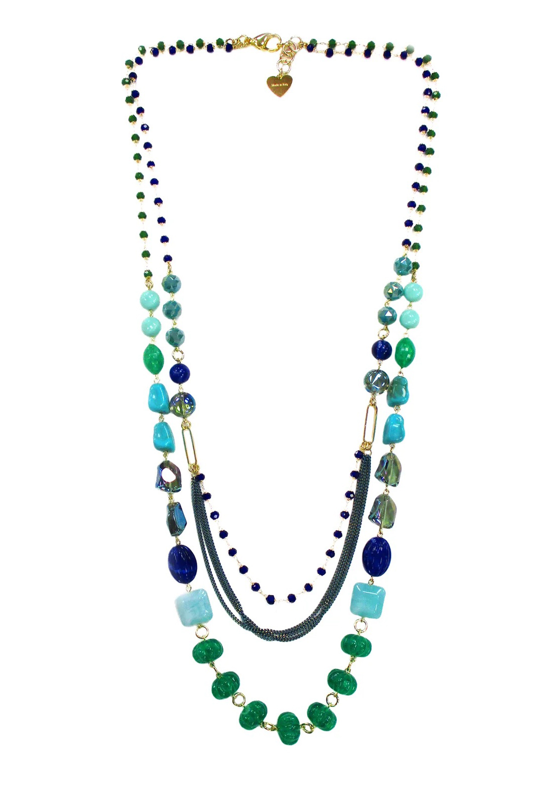 DOLMAN COLLANA MULTIFILI ESMERALDA