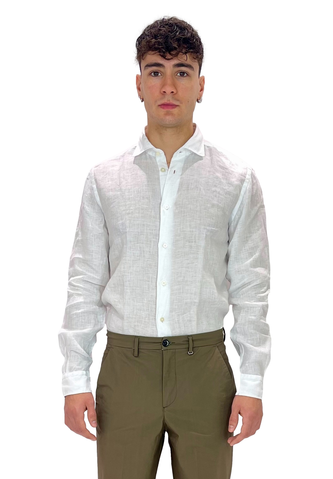 MASTRICAMICIAI CAMICIA 100% LINO
