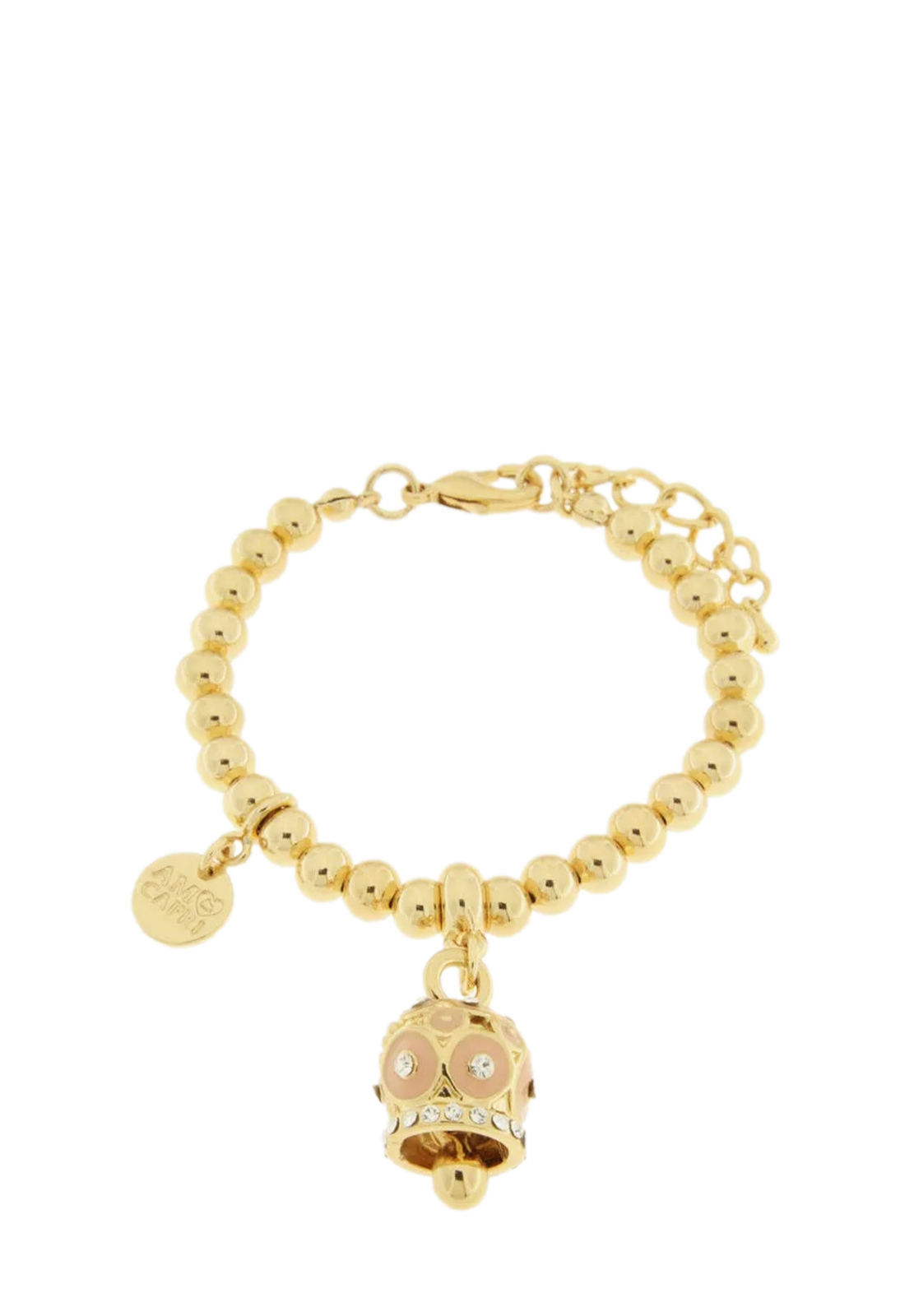 AMO CAPRI BRACCIALE CAMPANA POIS ROSA