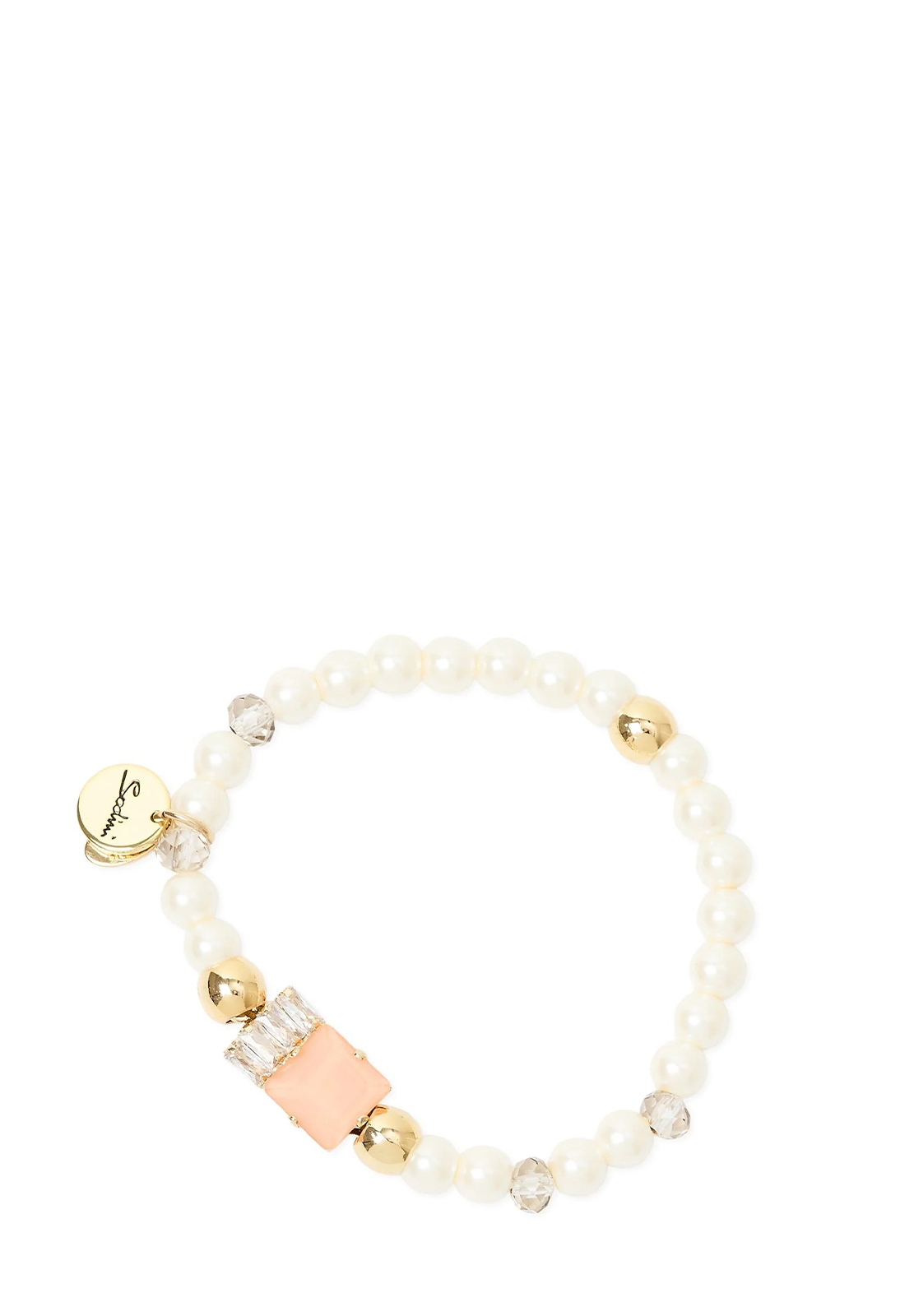 SODINI BRACCIALE ELASTICO PERLA E CRISTALLO HERA