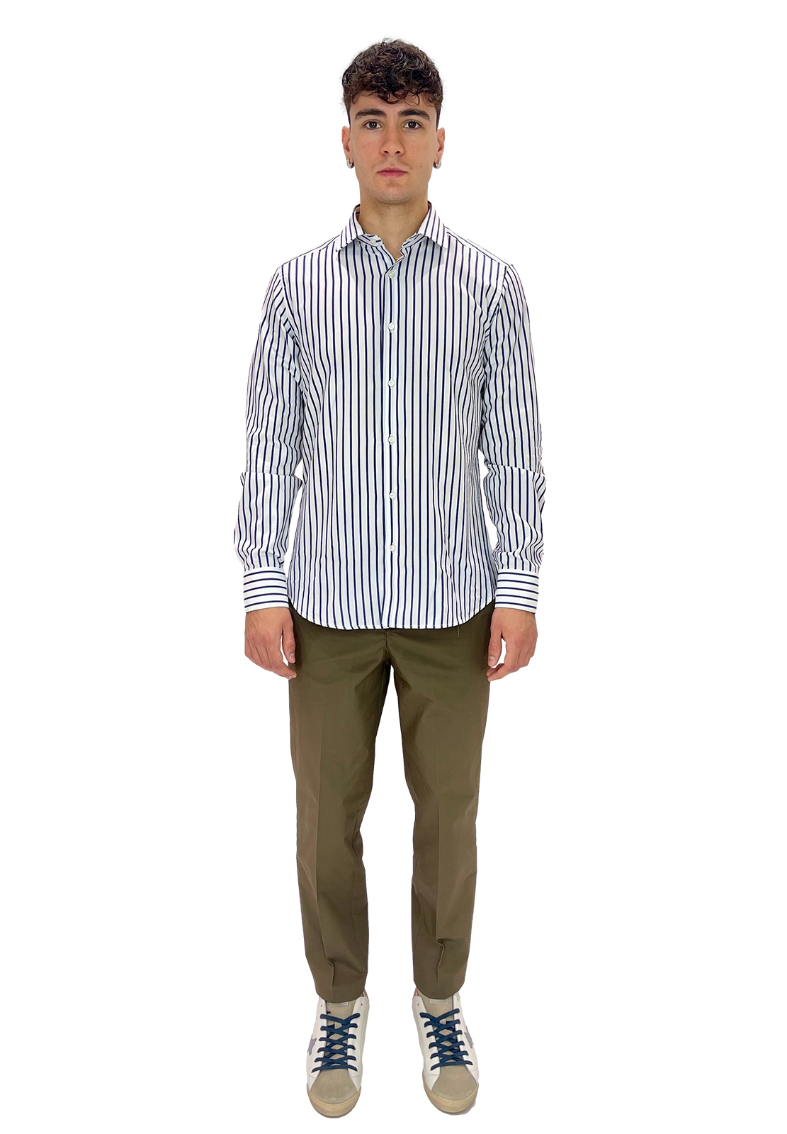 BRANCACCIO CAMICIA RIGHE LARGHE