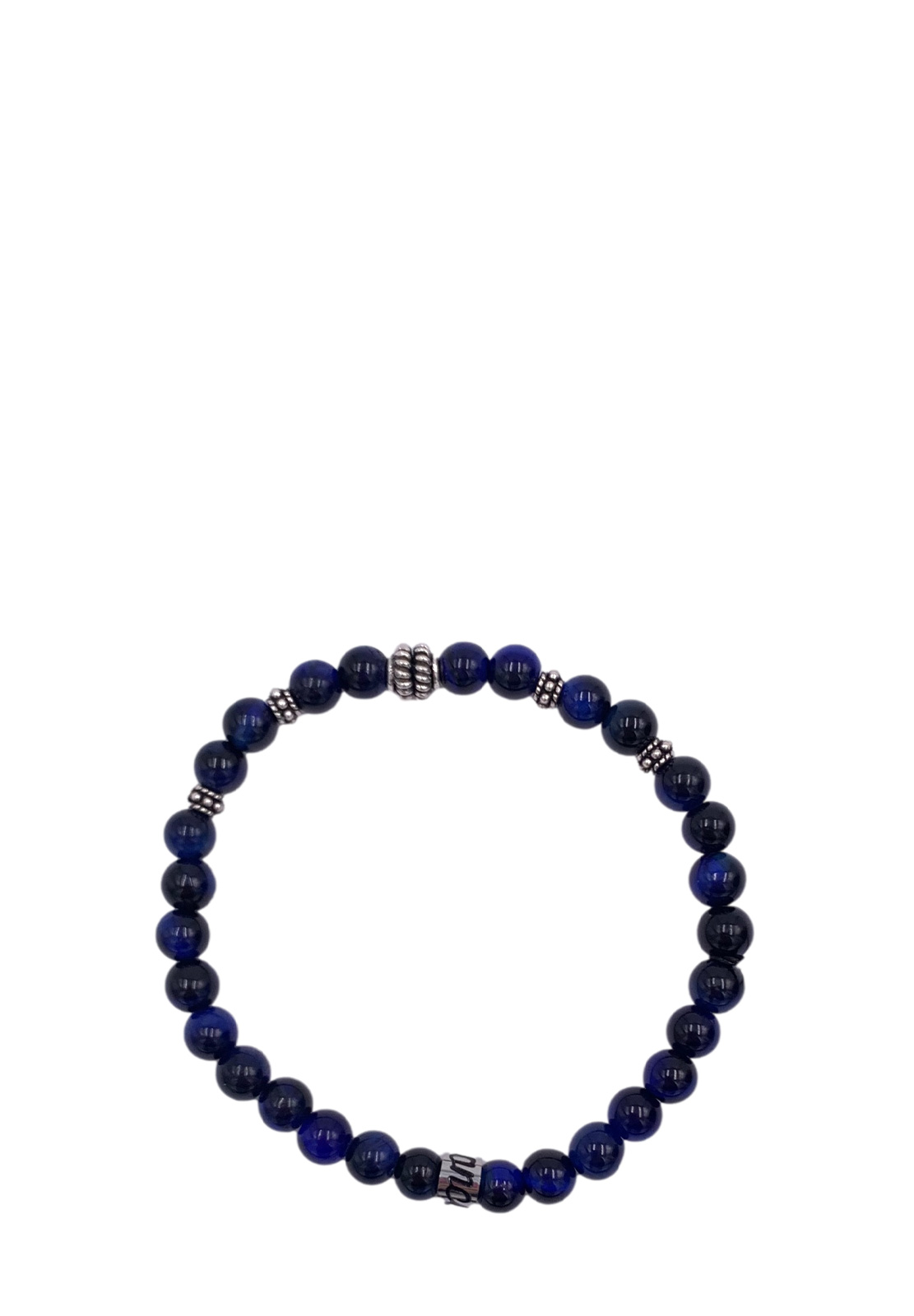 MANCINO BRACCIALE ELASTICO CON PIETRE NATURALI 6MM