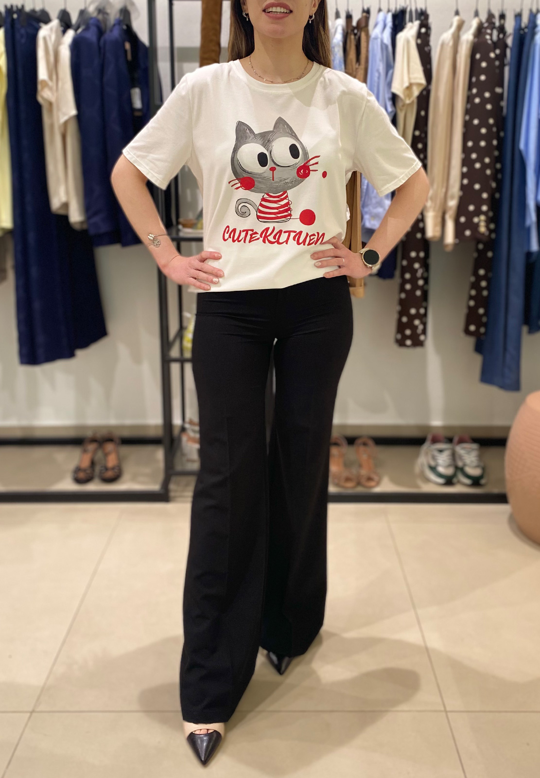 VIVIENNE PANTALONI SIGARETTA
