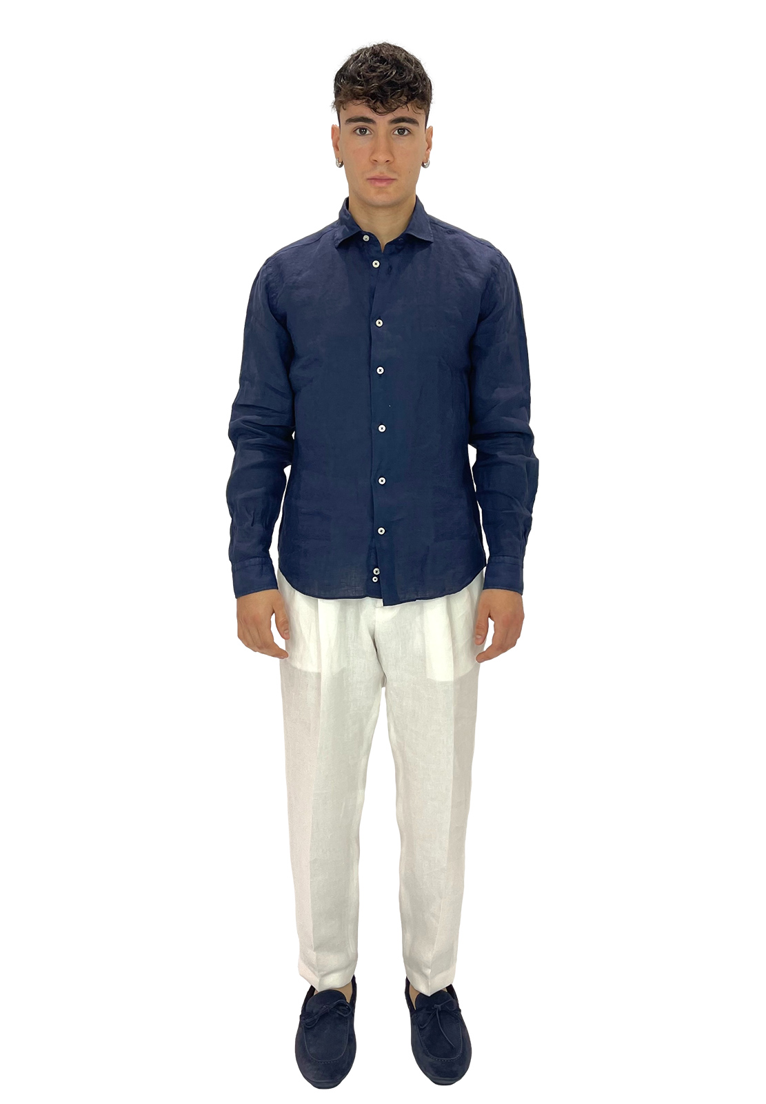 MASTRICAMICIAI CAMICIA 100% LINO