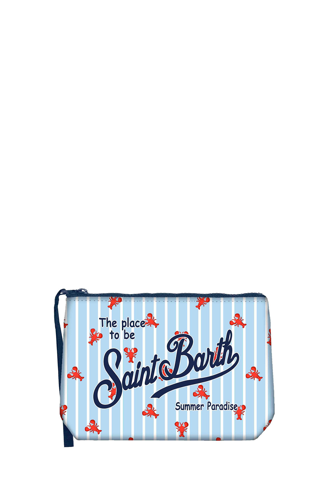 SAINT BARTH POCHETTE ALINE A RIGHE CON ARAGOSTA