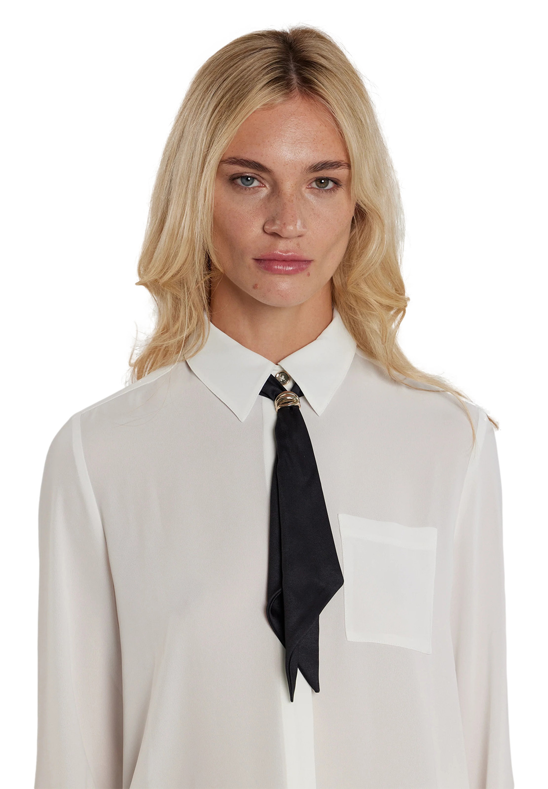 RELISH CAMICIA ROMY CON CRAVATTA