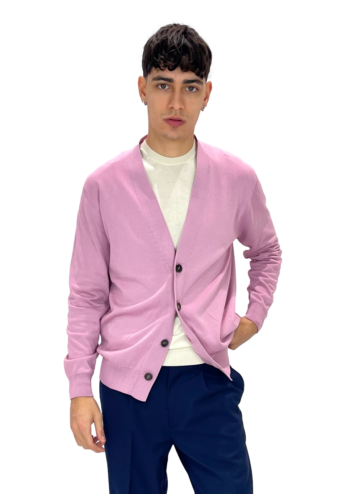 FILIPPO DE LAURENTIIS CARDIGAN BOTTONI
