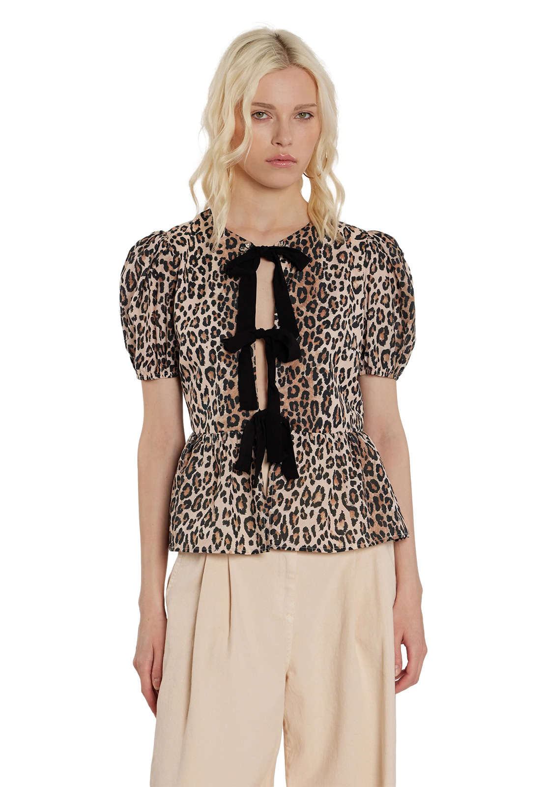 RELISH BLUSA JONES CON FIOCCHI
