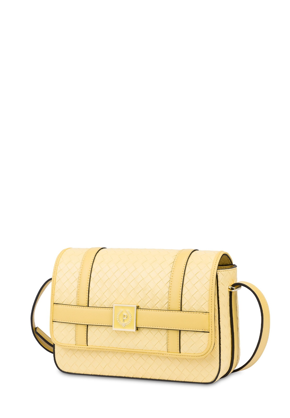 POLLINI BORSA A TRACOLLA INTRECCIATA