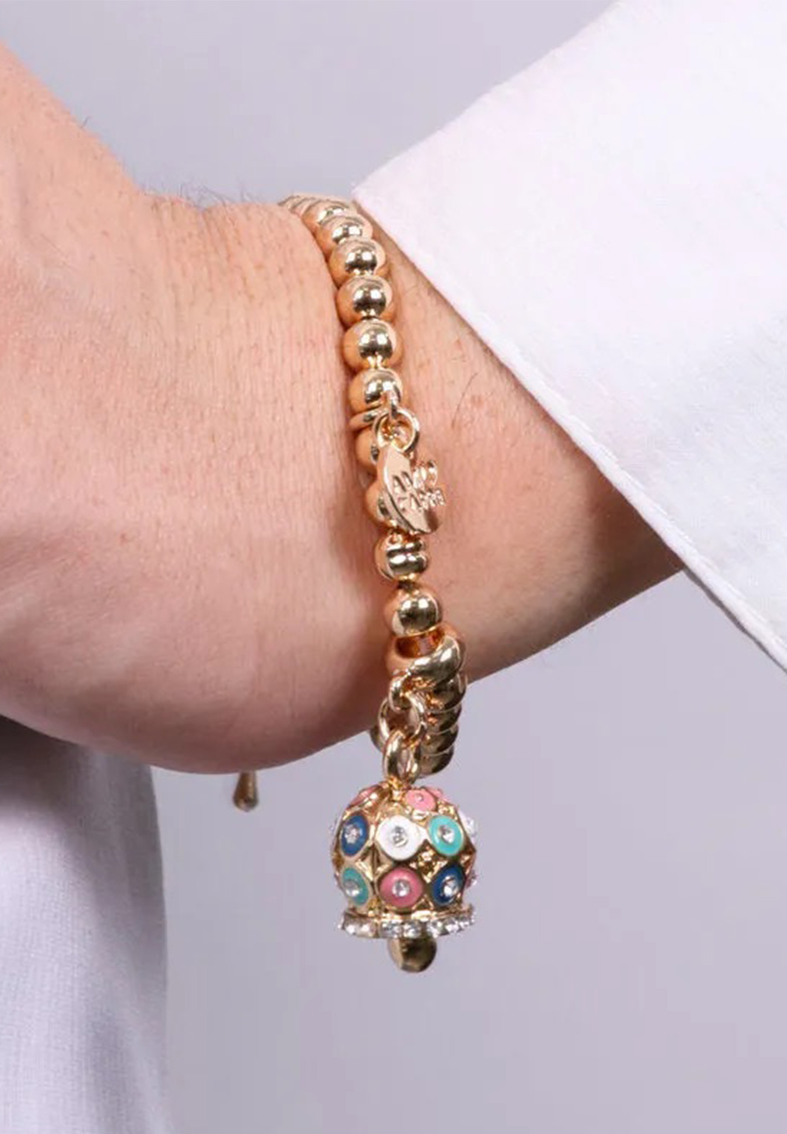 AMO CAPRI BRACCIALE SFERE E CAMPANA MULTICOLOR