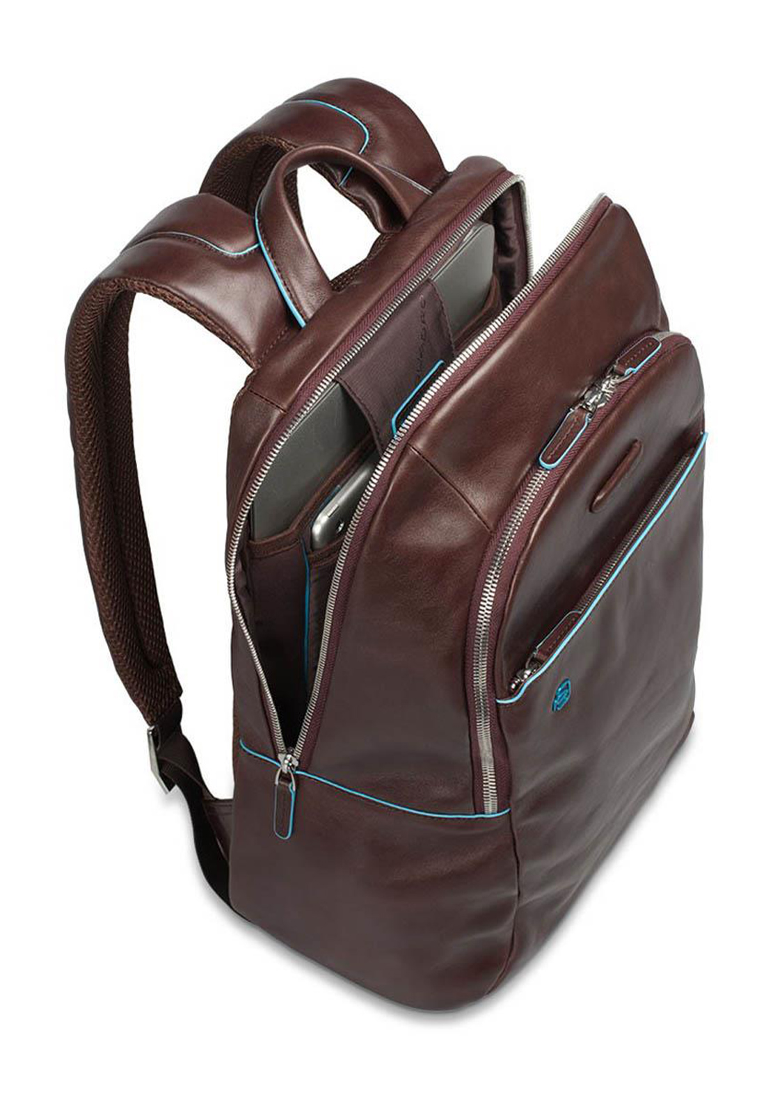 PIQUADRO BLUE SQUARE ZAINO PORTA PC PELLE