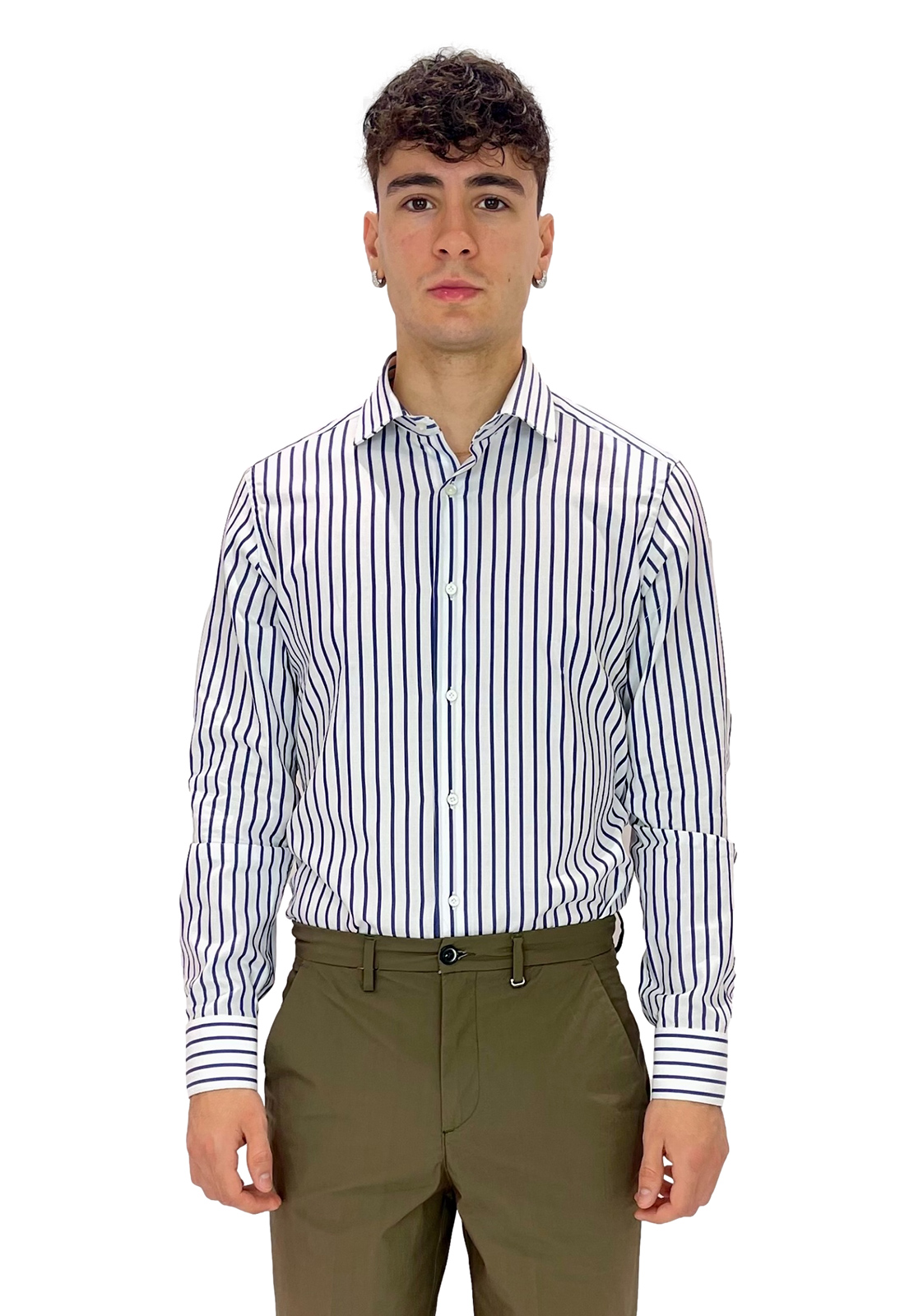 BRANCACCIO CAMICIA RIGHE LARGHE