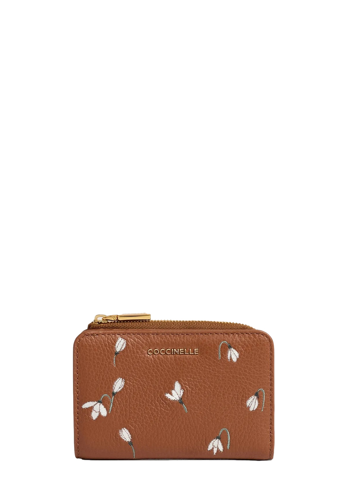 COCCINELLE PORTAFOGLI PICCOLO CON ZIP E RICAMI