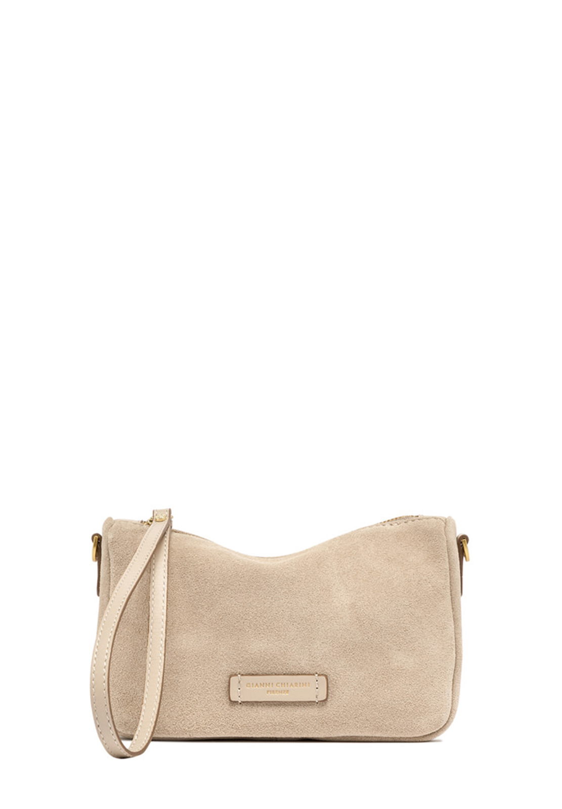 GIANNI CHIARINI POCHETTE IN CAMOSCIO NORA